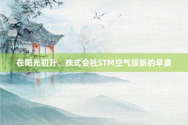在阳光初升、株式会社STM空气簇新的早晨